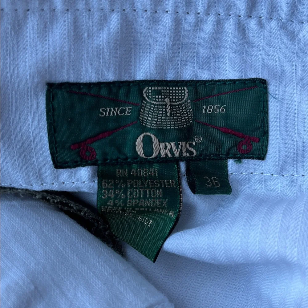 Orvis Khaki Chinos - Sz 36